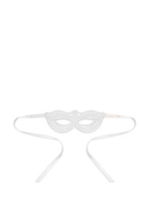 Maison Close lace mask - White