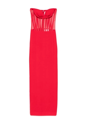 Mônot strapless corset dress - Red