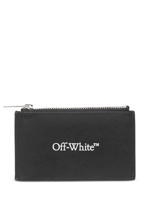Off-White zipper card case - Black