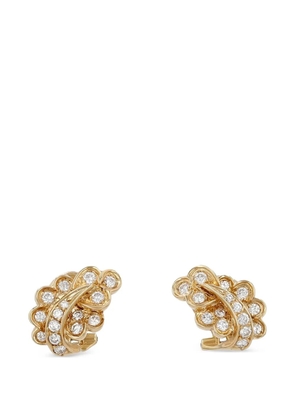 Chaumet 1970 diamond earrings - Gold