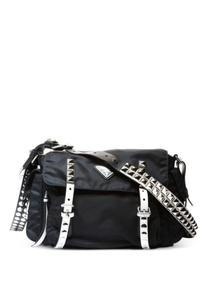 Prada Pre-Owned 2010s studs shoulder bag - Black
