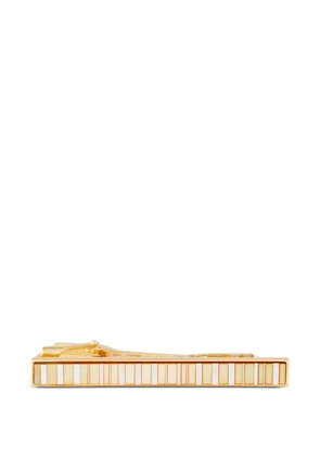Paul Smith striped tie clip - Gold