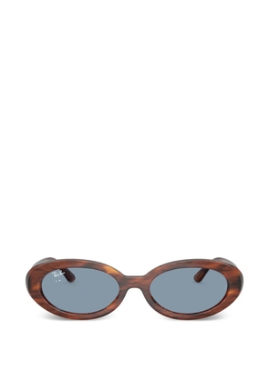 Ray-Ban oval-frame sunglasses - Brown