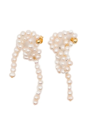 Completedworks pearl earrings - Gold