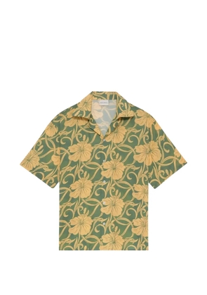 Drôle De Monsieur floral-print shirt - Green
