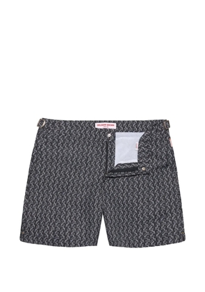 Orlebar Brown paisley swim shorts - Blue