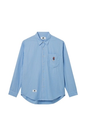 CHOCOOLATE striped pocket shirt - Blue