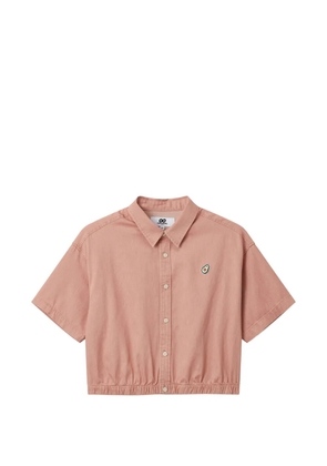 CHOCOOLATE avocado-patch short-sleeve shirt - Pink