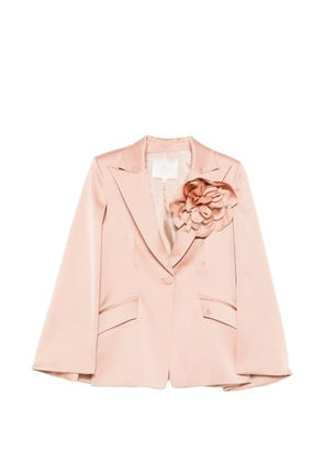 Babylone Paris flower pocketed suit jacket - Pink