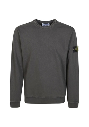 Stone Island logo-patch crew-neck sweatshirt - Grey