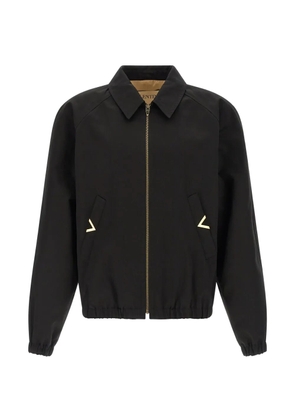 Valentino Garavani logo bomber jacket - Black