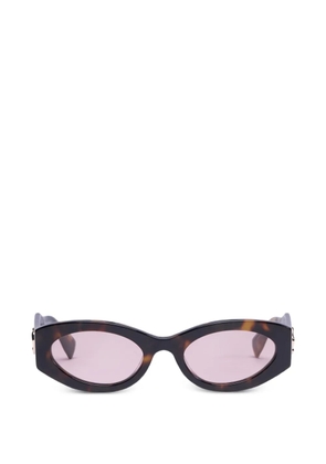 Viktor & Rolf oval-frame sunglasses - Brown