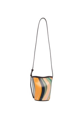 Paul Smith mini striped bucket bag - Neutrals