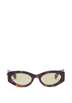 Viktor & Rolf oval-frame sunglasses - Brown