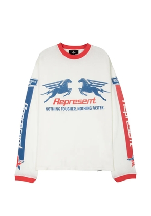Represent pegasus long sleeve T-shirt - White