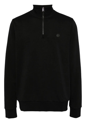 BOSS logo-patch sweatshirt - Black