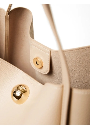 TWINSET stud-embellished tote bag - Neutrals