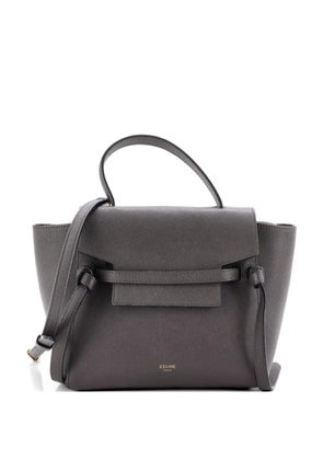 Celine Pre-Owned Belt Bag Textured Leather Nano shoulder bag - Grey