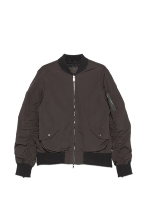 Giorgio Brato zip-up bomber jacket - Grey