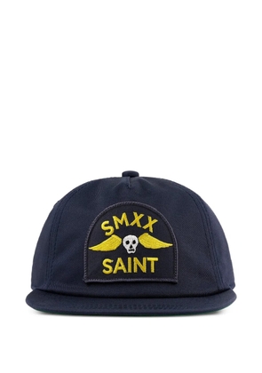 SAINT MXXXXXX appliqué cap - Blue