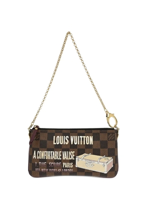 Louis Vuitton Pre-Owned 2010 MM Damier Pochette Milla clutch bag - Brown