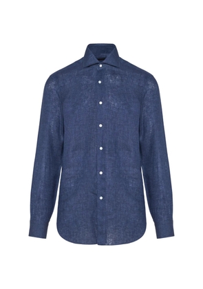 Barba buttoned shirt - Blue