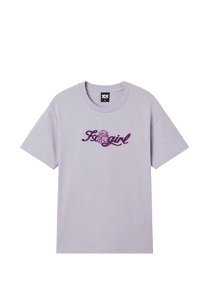 FINGERCROXX embroidered T-shirt - Purple