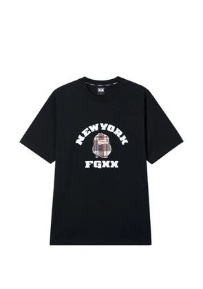FINGERCROXX graphic crewneck T-shirt - Black