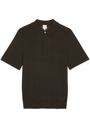 Paul Smith merino wool polo shirt - Brown