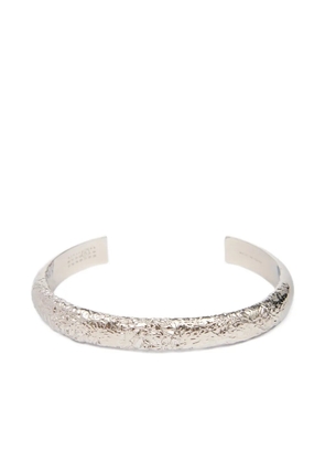 MM6 Maison Margiela textured-finish bracelet - Silver