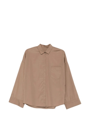 Nine In The Morning Amanda pocket shirt - Brown