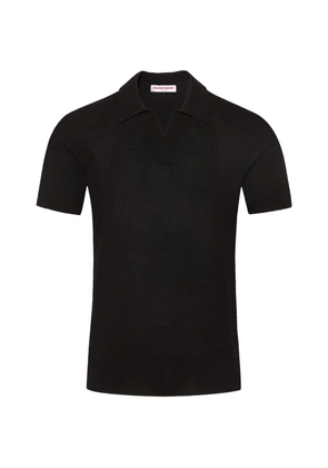 Orlebar Brown Horton Pique polo shirt - Black
