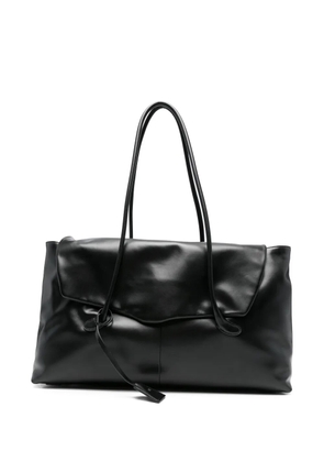 Low Classic Haricot flap shoulder bag - Black
