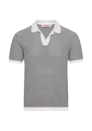 Orlebar Brown Roddy striped polo shirt - White