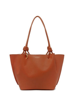 Coccinelle Finn leather tote bag - Brown