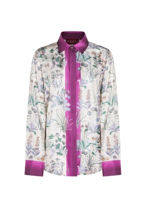 Gucci floral-print shirt - Neutrals