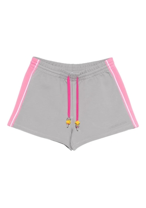 Casablanca striped drawstring shorts - Grey
