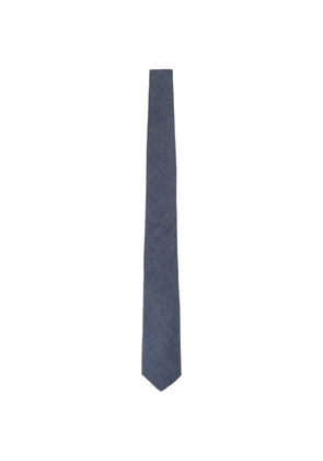 Canali blue silk tie