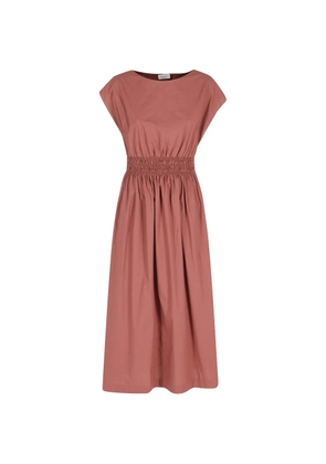 Roberto Collina crew-neck midi dress - Pink