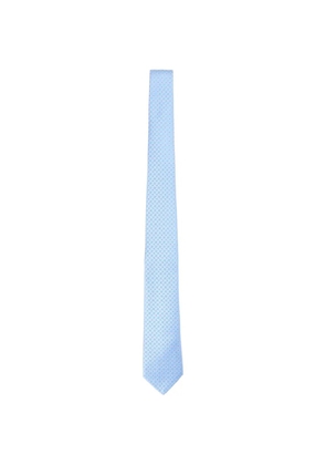Canali patterned silk tie - Blue