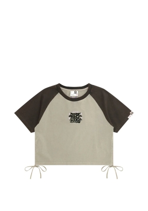 AAPE BY *A BATHING APE® short-sleeve side-tie T-shirt - Grey