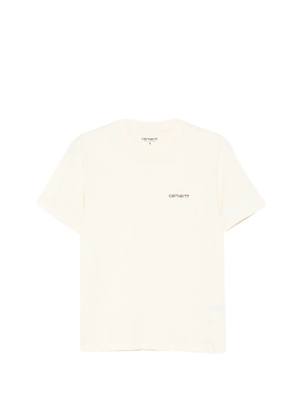 Carhartt WIP Script logo-embroidered T-shirt - Neutrals