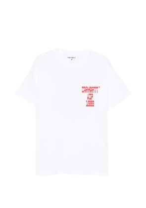 Carhartt WIP Blocks logo-print T-shirt - White