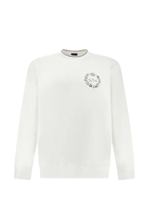 Paul & Shark shark-embroidery sweatshirt - White