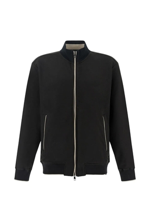 Paul & Shark zip-up fleece sweatshirt - Black