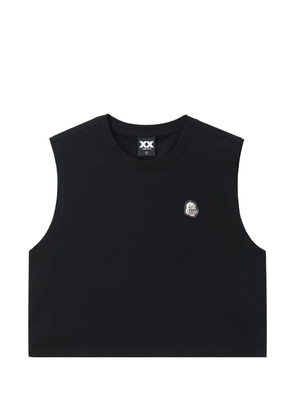FINGERCROXX logo-appliqué tank top - Black