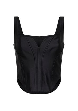 Self-Portrait corset top - Black