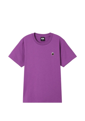 FINGERCROXX logo-patch T-shirt - Purple