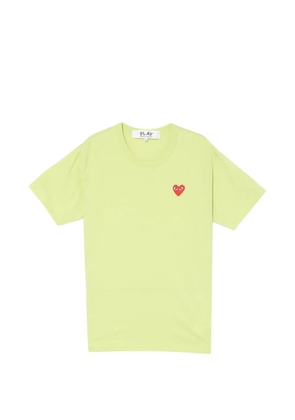 Comme Des Garçons Play heart-patch T-shirt - Green