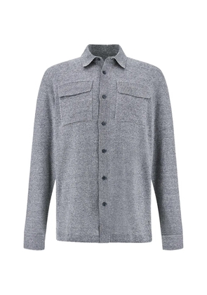 Paul & Shark chest-pocket overshirt - Blue